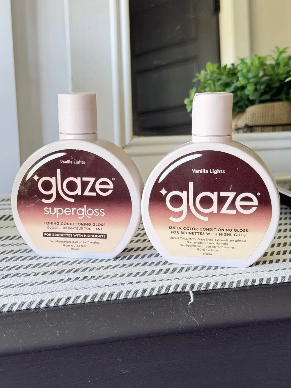 Glaze SuperGloss Vanilla Lights Hair Gloss 2-Pack Brunette Highlights